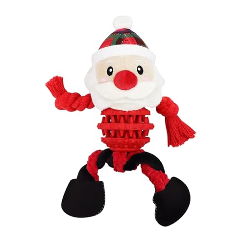 FeiYeup Plüsch Weihnachtsmann/Elch Haustier Spielzeug zum Kauen Zähne Reinigung Hunde Spielzeug Training Interaktive Bisse Resistent für Aggressives Kauen FeiYeup Plüsch Weihnachtsmann/Elch Haustier Spielzeug zum Kauen Zähne Reinigung Hunde Spielzeug Training Interaktive Bisse Resistent für Aggressives Kauen von FeiYeup