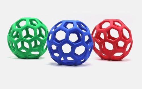 Feill Leckerli-Ball für Pferde, Ziegen, zum Aufhängen, Fütterungsspielzeug, für Pferde, Ziegen, Schafe, lindert Stress (grün) von Feill