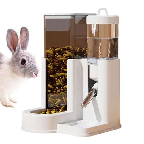 Automatischer Hamster Trinkwasserspender mit Dichtheitsdesign – Leckfrei, Kompakt, Geeignet für Käfig, Reisen, Innen- & Außenbereich – Für Hamster, Kaninchen & Kleinere Haustiere (Grau, 10.5x11x15cm) von Feizikaw