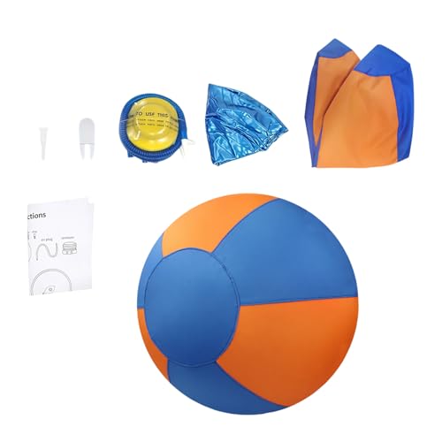 Beißspielzeug Hund Aufblasbares Hundespielzeug-Set, 45,7 cm, Hüteset für Hunde Pferde, langlebiges, wasserdichtes Hundespielzeug, große Schicht, interaktives Haustierspiel für Rinderhunde (Orange, A) Beißspielzeug Hund Aufblasbares Hundespielzeug-Set, 45,7 cm, Hüteset für Hunde Pferde, langlebiges, wasserdichtes Hundespielzeug, große Schicht, interaktives Haustierspiel für Rinderhunde (Orange, A) von Feizikaw