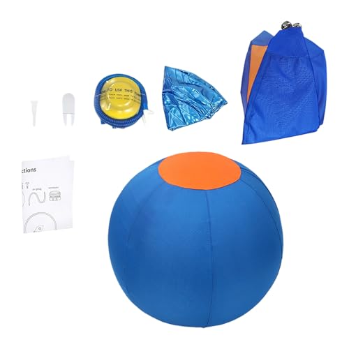 Feizikaw Beißspielzeug Hund Aufblasbares Hundespielzeug-Set, 45,7 cm, Hüteset für Hunde Pferde, langlebiges, wasserdichtes Hundespielzeug, große Schicht, interaktives Haustierspiel für (Sky Blue, A) Feizikaw Beißspielzeug Hund Aufblasbares Hundespielzeug-Set, 45,7 cm, Hüteset für Hunde Pferde, langlebiges, wasserdichtes Hundespielzeug, große Schicht, interaktives Haustierspiel für (Sky Blue, A) von Feizikaw