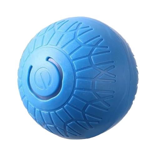 Feizikaw Hund Kauspielzeug Interaktives Hundespielzeug Hund 2025 Upgrade Große automatische bewegliche Hunde Smart Rolling Jumping für Hunde Katzen Vibrierendes Haustier (Blue, One Size) von Feizikaw