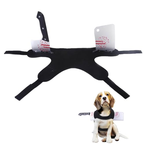 Feizikaw Hundepullover Rückenlänge 50 cm Haustier-Halloween-Kostüm für Hunde Katzen, süßes Tier-Anzieh-Party-Kleid mit komfortablem Design (23x20x8cm) von Feizikaw