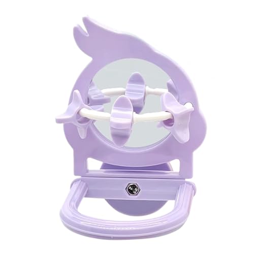 Feizikaw Kauspielzeug Bird Play Center Vogelspielzeug für verbesserte soziale Interaktion und Bewegung (Purple, 10x10x8) von Feizikaw