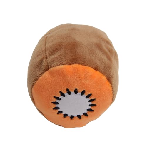 Feizikaw Kauspielzeug Welpe Interaktive Form Hund Kauen Squeezing Pet Spielzeug Für Gesundheit Langlebig (Orange, 10x9cm) von Feizikaw