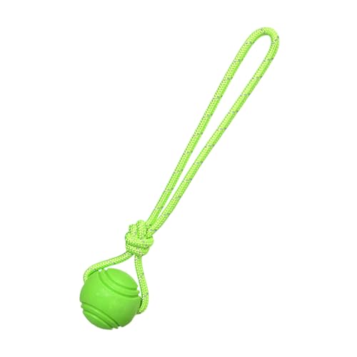 Feizikaw Kauspielzeug für Hunde Interaktives Welpen-Kauseil für Hunde, tragbares Molar-Kauspielzeug mit starkem Widerstand (Green, 32.5x7cm) von Feizikaw