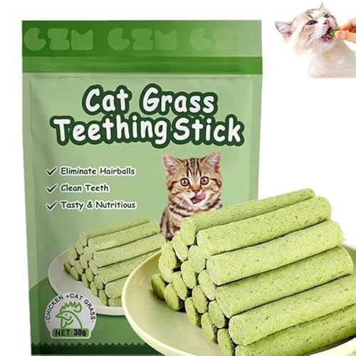 Feizikaw Natürliche Katzenzahnungsspieße & Kau-Sticks für Katzen | Ideal für Hauskatzen | Spielerisches Kau-Spielzeug aus hochwertigen Naturmaterialien (1 Stück) von Feizikaw