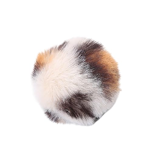 Feizikaw Welpen Kauspielzeug Katze Weicher Leopardendruck Für Katzen Haustier Für Den Innenbereich (Brown, 5cm) von Feizikaw