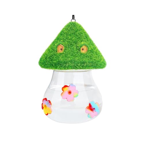 Futterhaus Wasser Feeder Outdoor Hängende Tie Dye Fütterung Flasche (Clear, One Size) von Feizikaw