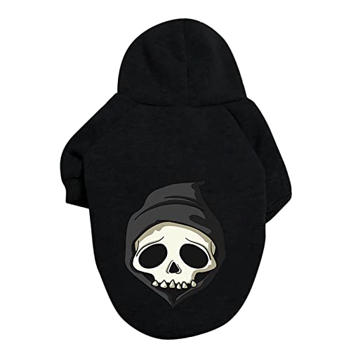 Halloween-Kostüme mit Fledermaus Halloween-Hundepullover Haustier-Kostüm-Kostüm-Haustier-Pullover (Black, 2XL) von Feizikaw