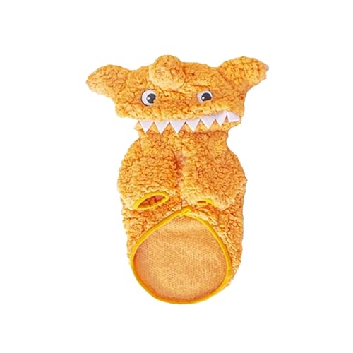 Hundekleider Haustier Halloween Cartoon Kostüm Hund mit entzückendem Design (Orange, S) von Feizikaw