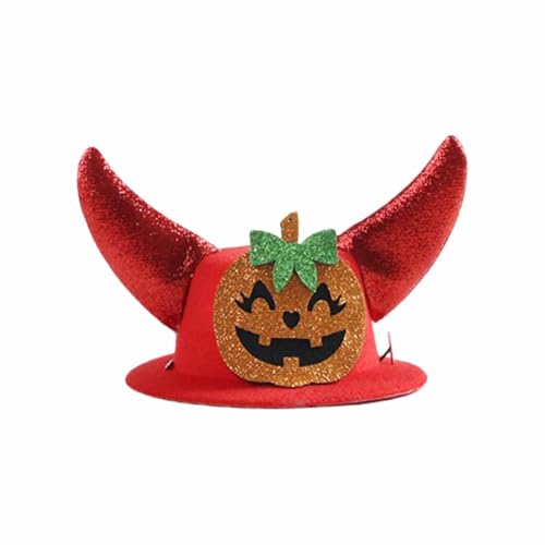 Katzen Kostüme Halloween-Haustierkostüm, Katzen-Hexenhut mit verstellbaren Hörnern, Tier-Anzieh-Accessoire für drinnen draußen, Cosplay, Party, Festival (E, 14X13cm) von Feizikaw