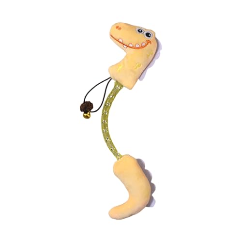 Kauspielzeug Hund Unzerstörbar Katzenspielzeug Niedliches Dinosaurier-Katzenspielzeug Mit Katzenkauspielzeug Zur Zahnreinigung Interaktives Katzenspielzeug Katzensachen Für Hauskatzen (B, One Size) von Feizikaw