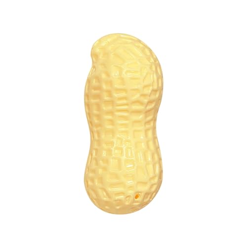 Kauspielzeug Hund Unzerstörbar Quietschendes Hundespielzeug, interaktiv, 1 Stück, Form, Hundespielzeug, Zahnreinigung, quietschendes Hundekauspielzeug, langlebig, für mittelgroße (Yellow, 12.5x5.5cm) von Feizikaw