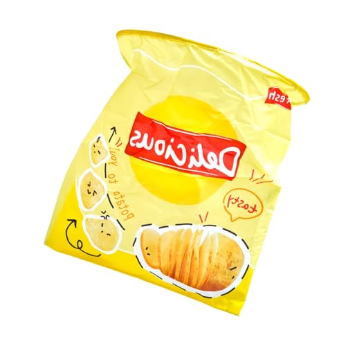 Kauspielzeug Knisterpapier-Katzenbohrbeutel, Haustiertunnel, Knistersack, Haustiertunnel, Knistersack, Knisterpapier, interaktive Haustier-Katzenröhren für Katzen (Yellow, 45x35cm) von Feizikaw