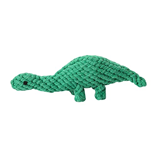 Kauspielzeug für Hunde Haustier Baumwolle Seil Backenzähne Zähne Reinigung Hundebedarf Hundespielzeug Heimtierbedarf (Green, One Size) von Feizikaw