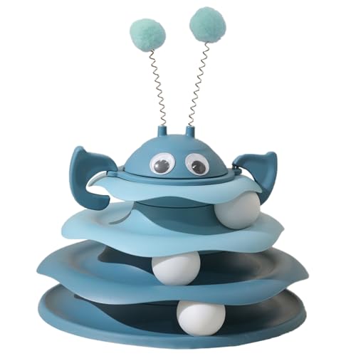 Kauspielzeug für Welpen Be E & Ice Cat Play Disk, selbstunterhaltendes, interaktives Spielzeug für Katzen, robuste Konstruktion aus Kunststoff und Metall, 4 Farboptionen (24 x 24,5 (C, 26.5x24x24cm) Kauspielzeug für Welpen Be E & Ice Cat Play Disk, selbstunterhaltendes, interaktives Spielzeug für Katzen, robuste Konstruktion aus Kunststoff und Metall, 4 Farboptionen (24 x 24,5 (C, 26.5x24x24cm) von Feizikaw
