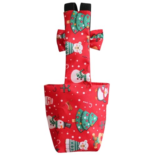 Feizikaw Shirts für Hunde Für Wiederverwendbare, waschbare, weiche und Bequeme Haustierkleidung. Auslaufsicheres, verstellbares Bauchband. (Red, 43X12cm) von Feizikaw