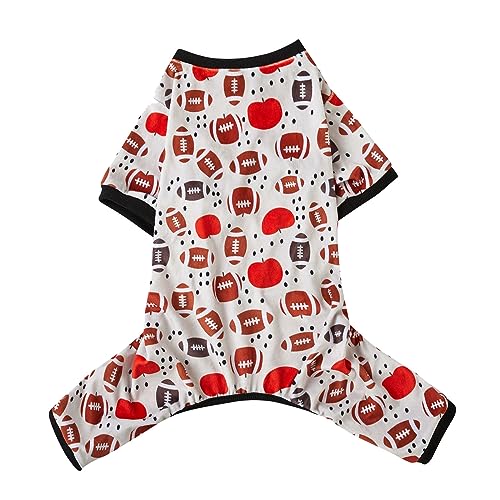 Feizikaw Vêtements Pour Animaux de Compagnie Halloween Haustier Kleidung Cartoon Print Kleine Mittlere Bis Große Kürbis Hoodie Hund Vierbeinige Kleidung (White, M) von Feizikaw