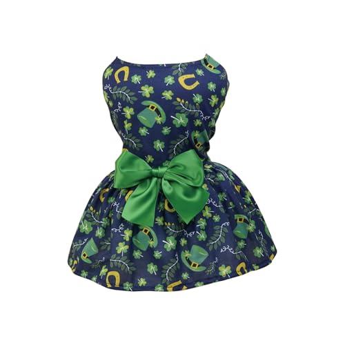 Vêtements Pour Animaux de Compagnie Haustier-Hundekostüm St. Patrick's Day, süßes Sommerkleid, Haustierbedarf, Hunderock, Haustierkostüm St. Patrick's Day, Haustierkostüm für kleine und (C, XL) von Feizikaw