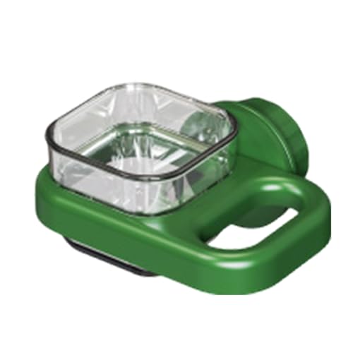 Vogelfutter Spender Haustier Vogel Fütterung Schüssel Mit Clip Vogel Käfig Wasser Und Lebensmittel Tasse Für Lovebirds Kleine Tiere (Green, 8.4X7CM) von Feizikaw