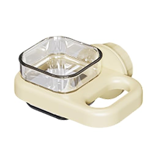 Vogelfutter Spender Haustier Vogel Fütterung Schüssel Mit Clip Vogel Käfig Wasser Und Lebensmittel Tasse Für Lovebirds Kleine Tiere (White, 8.4X7CM) von Feizikaw