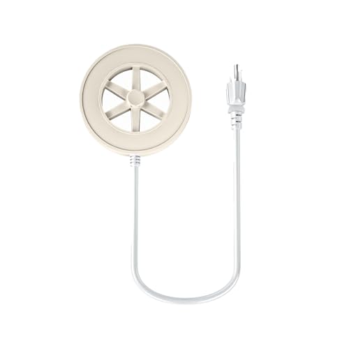Vogelfutter Spender Vogelbad-Heizung, 70 W, Vogelbad-Heizung für draußen im Winter, Wassererhitzer für Vogelbad, thermostatische Steuerung und automatische Abschaltung, (White, 100cm) von Feizikaw