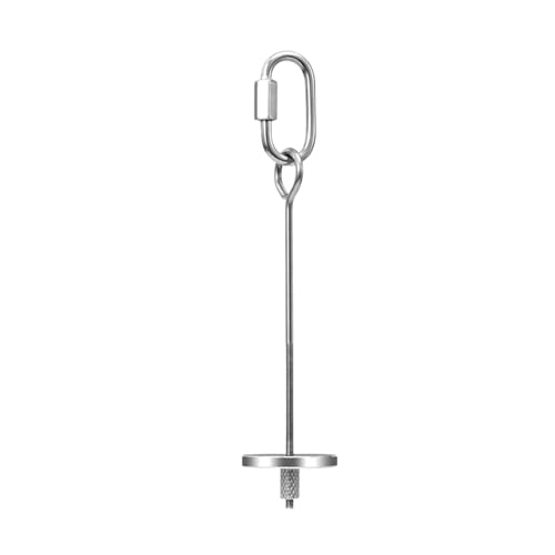 Vogelfutter Station Vögel Hängen Lebensmittel Spieß Kleine Große Größe Edelstahl Papagei Obst Gemüse Stick Halter Futtersuche Spielzeug (A, One Size) von Feizikaw