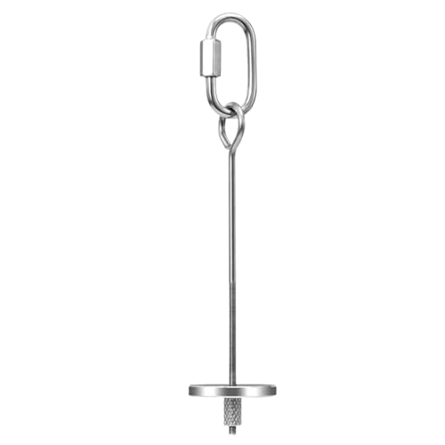Vogelfutter Station Vögel Hängen Lebensmittel Spieß Kleine Große Größe Edelstahl Papagei Obst Gemüse Stick Halter Futtersuche Spielzeug (B, One Size) von Feizikaw