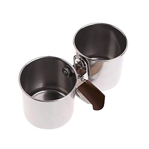 VogelfutterhäUschen Schalen Vogelkäfig Stahl Fütterungsfütterung Edelstahl Wasserklemme Werkzeuge & Home Improvement (B, One Size) von Feizikaw