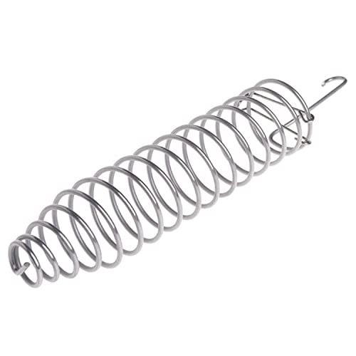 Vogelfutterhaus Balkon Vogelfutterhalter Nahrungssuche für Vogelkäfig hängende Edelstahl- Vogelfutterkorb für Obst (Silver, One Size) von Feizikaw