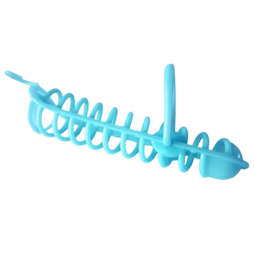 Vogelfutterhaus Vogelfutter Halter Hängen Obst Feeder Lebensmittel Halter Nahrungssuche Für Käfig Zubehör Feeder (Blue, One Size) von Feizikaw