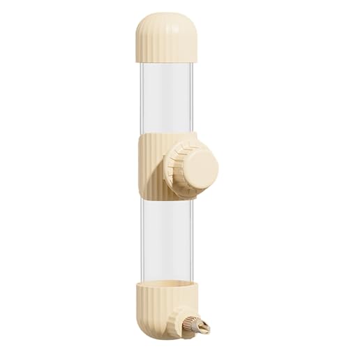 Vogelfutterspender Robuster Vogelfutterspender aus Metall und Kunststoff für Käfige, ideal für Papageien und kleine Vögel, einfach zu installierender Wasserspender für Ziervögel, mehrere (C, 6x6x26cm) von Feizikaw