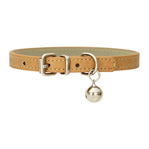 Welpenhalsbänder Mit Leine Set Hundehalsband Pu-, weich gepolstert, atmungsaktiv, verstellbar, wasserdicht, mit strapazierfähiger Metallschnalle, geeignet für kleine, mittelgroße große (Beige, L) Welpenhalsbänder Mit Leine Set Hundehalsband Pu-, weich gepolstert, atmungsaktiv, verstellbar, wasserdicht, mit strapazierfähiger Metallschnalle, geeignet für kleine, mittelgroße große (Beige, L) von Feizikaw