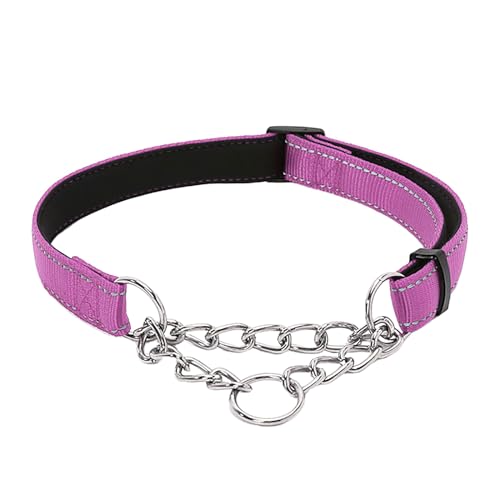 Welpenhalsband Mit Leine Set Pet Supplies Nylon Reflektierende Trainingshund Begleitende Weiche Hundehalskette P-Kette (PP1, S) von Feizikaw