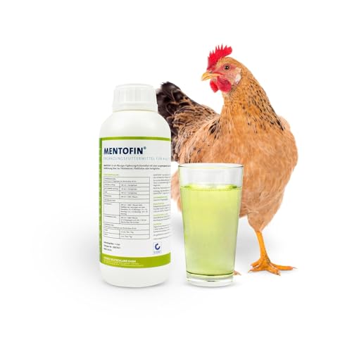 Mentofin - Natürliches Ergänzungs-Futtermittel für Tiere auf Basis ätherischer Öle - Für Geflügel, Tauben, Hühner, Hasen & Kälber von FeldundStall