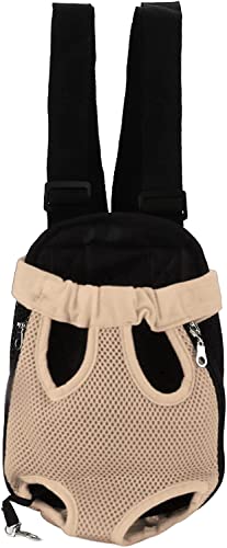 Felenny Haustier-Brust-Rucksack, tragbare Katzentragetasche, atmungsaktiv, für Haustiere, Reisen, Tragetasche für Katzen, Welpen, kleine Hunde von Felenny