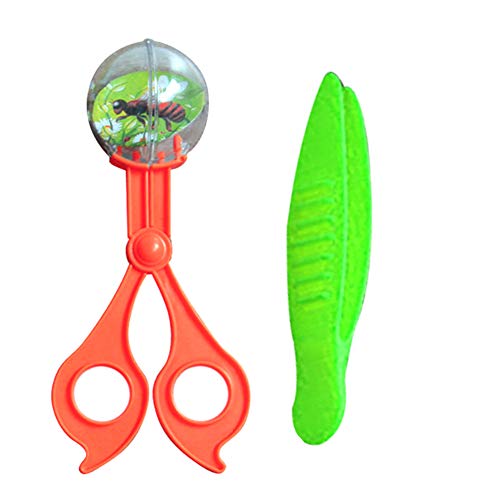 Feli546Bruce Outdoor-Spielzeug, 2 Stück/Set Insektenfänger Schere Zange Pinzette Klemme Reinigungswerkzeug Kinderspielzeug von Feli546Bruce