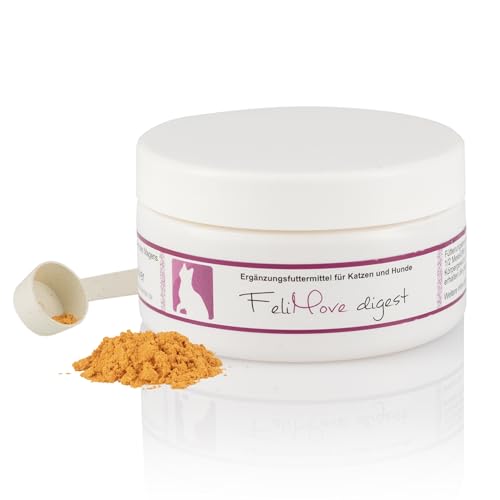 FeliMove Digest (50g) für Verdauung und B12 Versorgung bei Katzen mit Kurkuma und Fenchel Extrakt, Piperin, B12 und Intrinsic Factor FeliMove Digest (50g) für Verdauung und B12 Versorgung bei Katzen mit Kurkuma und Fenchel Extrakt, Piperin, B12 und Intrinsic Factor von FeliMove