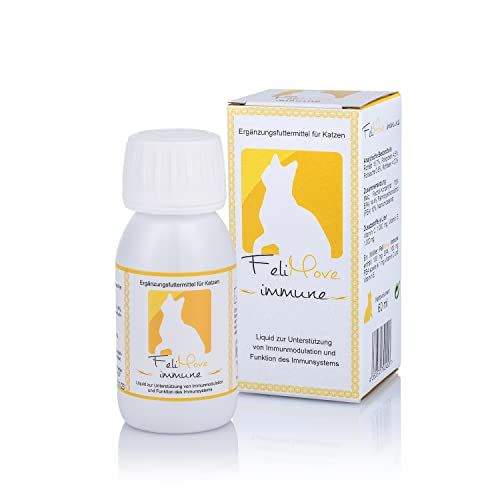 FeliMove Immune | Booster zum Immunsystem stärken und modulieren, für Immunobalance | PEA und EPA in hoher Konzentration | bei Juckreiz, Allergien und Immun Problemen verträglich | Liquid mit 60 ml FeliMove Immune | Booster zum Immunsystem stärken und modulieren, für Immunobalance | PEA und EPA in hoher Konzentration | bei Juckreiz, Allergien und Immun Problemen verträglich | Liquid mit 60 ml von FeliMove