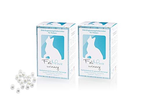 FeliMove Urinary Doppelpack (2X 100 Kapseln) - Ergänzungsfuttermittel für Katzen bei Erkrankungen der unteren Harnwege (Fus/FLUTD) mit einzigartigen Inhaltsstoffen und Vierfach-Schutz. von FeliMove