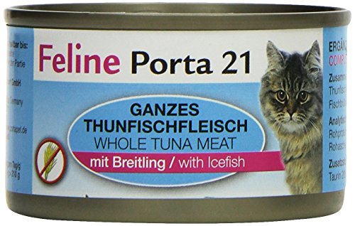 Feline Porta Katzenfutter Feline Porta 21 Thunfisch plus Breitling 90 g, 12er Pack (12 x 90 g) von Feline