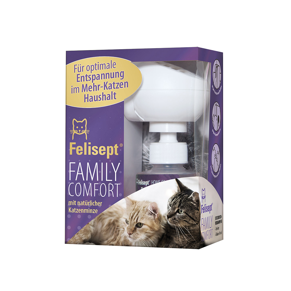 Felisept Family Comfort - Set aus Verdampfer für Steckdose + Flakon 45 ml Felisept Family Comfort - Set aus Verdampfer für Steckdose + Flakon 45 ml von Felisept