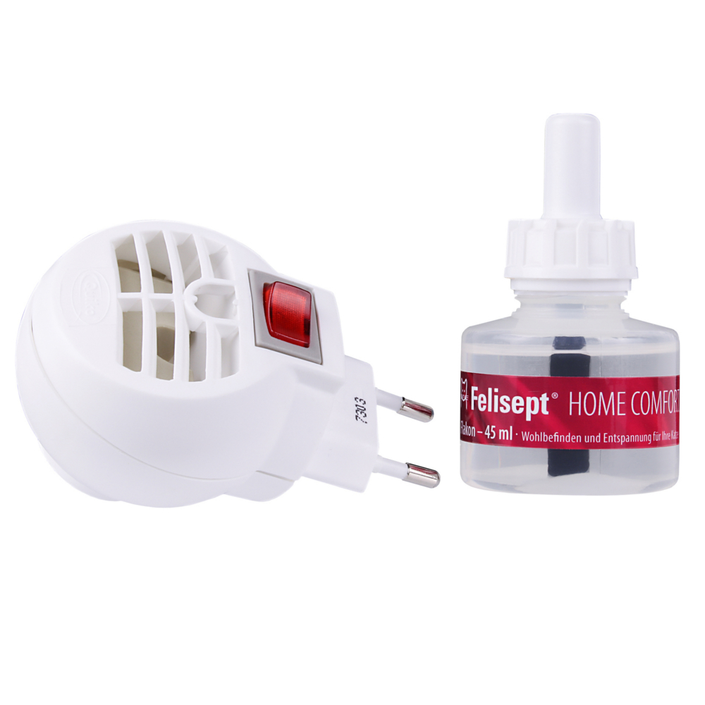 Felisept Home Comfort Set - Beruhigung für Katzen - Startset: Verdampfer + 2 Flakons à 45 ml Felisept Home Comfort Set - Beruhigung für Katzen - Startset: Verdampfer + 2 Flakons à 45 ml von Felisept