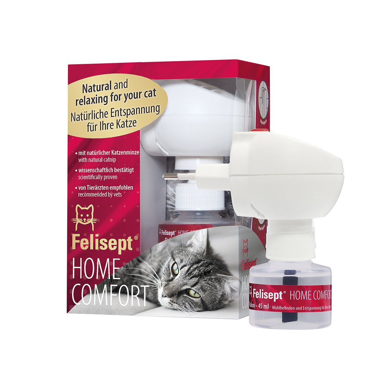 Felisept Home Comfort Raumdiffuser Set für Katzen 45ml von Felisept