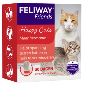 Feliway Friends Verdampfer für Katzen 2 x 3 Nachfüllungen von Feliway