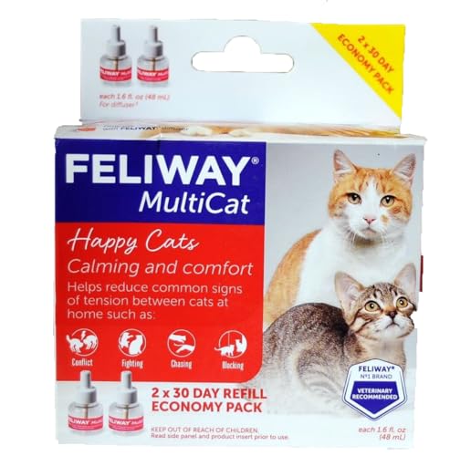 Feliway Multicat Nachfüllpackung, 2 Nachfüllpackungen je 48 ml von CEVA