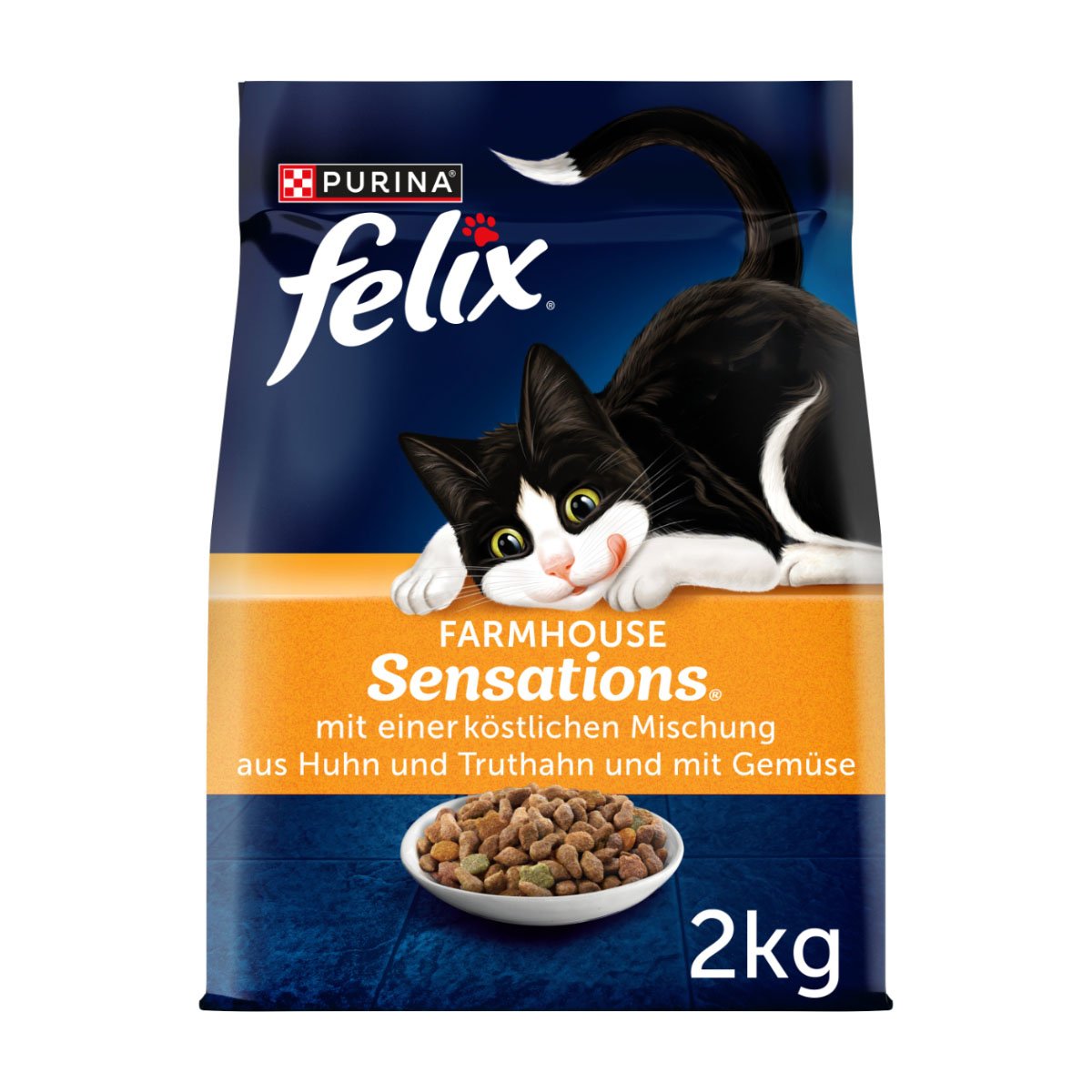 FELIX Farmhouse Sensations Huhn & Truthahn 4x2kg von Felix