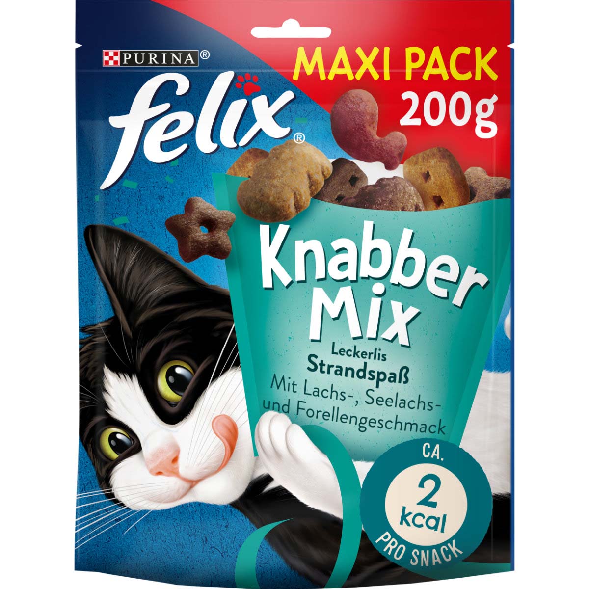 FELIX KnabberMix Strandspaß Katzensnack bunter Mix 200g FELIX KnabberMix Strandspaß Katzensnack bunter Mix 200g von Felix