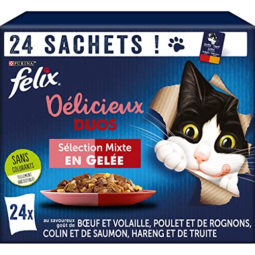 FELIX Köstliche Duos in Gelee, gemischt, 24 x 85 g FELIX Köstliche Duos in Gelee, gemischt, 24 x 85 g von Felix